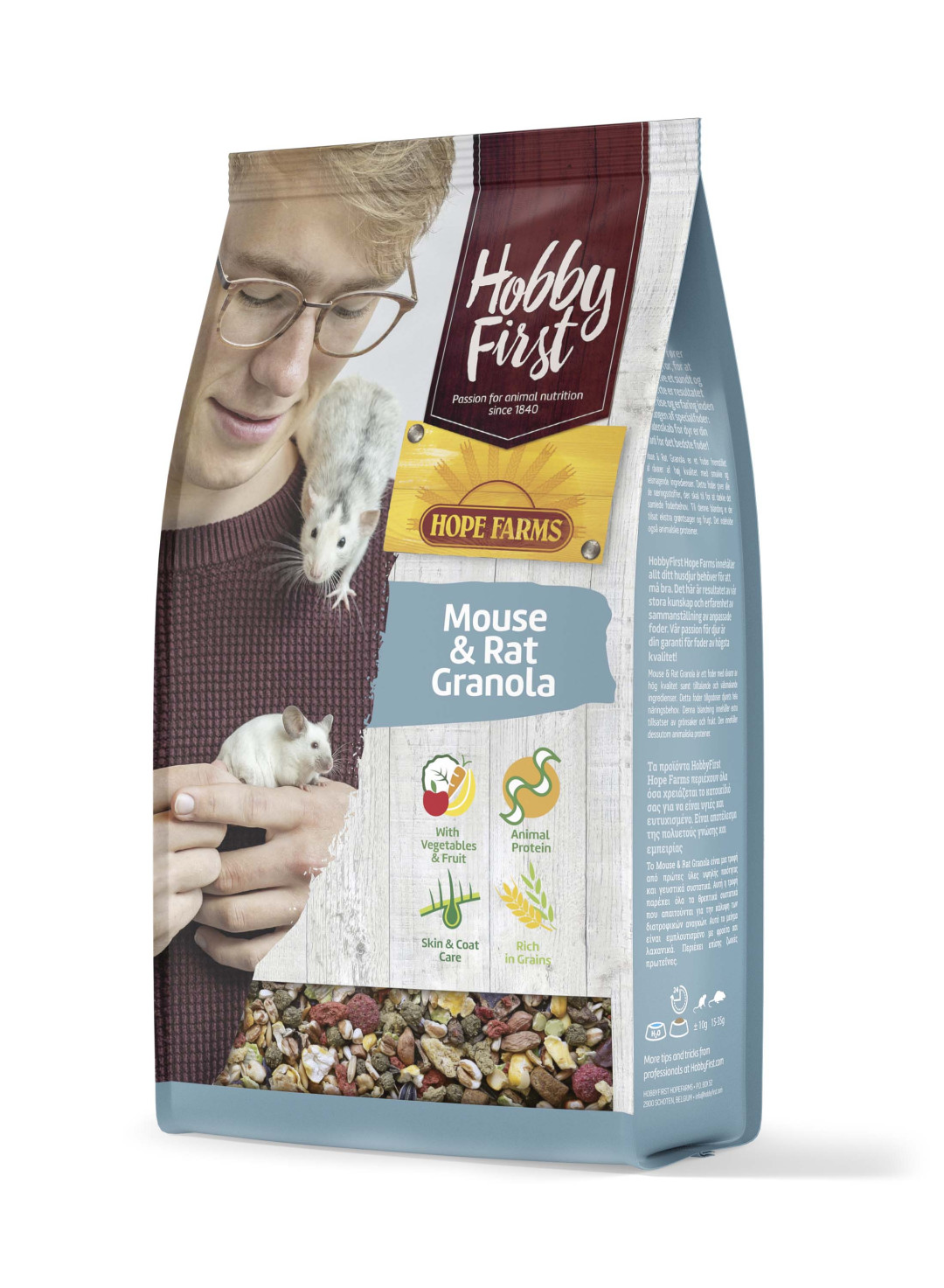 HobbyFirst Hope Farms Mouse & Rat Granola 800 gr